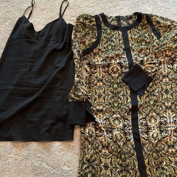 Bcbg Maxazaria mid- length dress with slip - Picture 10 of 11